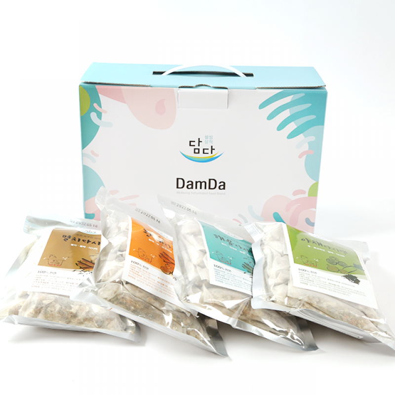 웰빙삼척, 담다, 삼척지역자활센터 자활사업단, 삼척, 웰빙, 다시팩, 야채다시팩, 해물다시팩, 멸치다시팩, 황태다시팩, 육수, 국물, 만능육수, 채식주의자